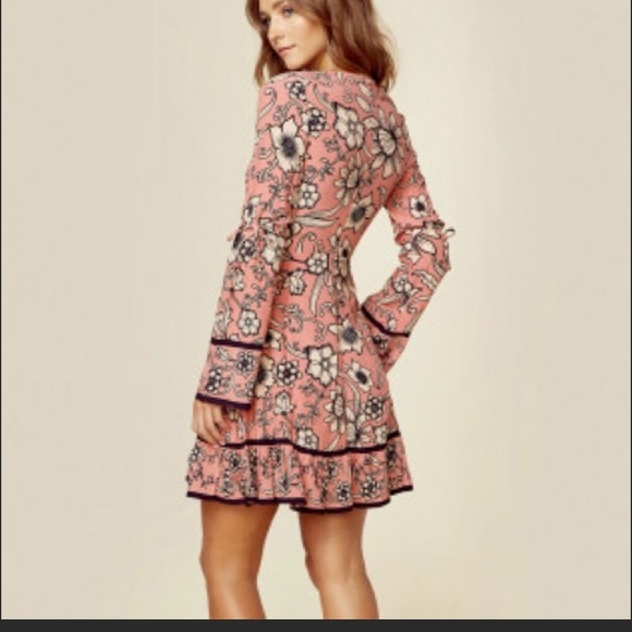 For Love & Lemons Ayla plunging neck mini dress - Picture 6 of 8